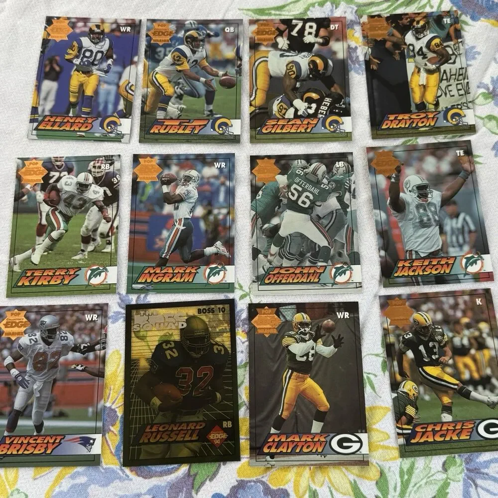1994 Collectors Edge Football 250 Card Lot NM Barry Sanders John Elway Aikman